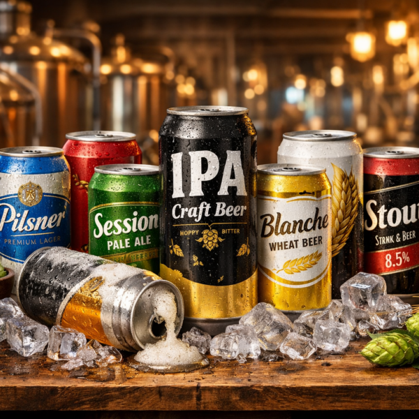 Bières en canette
