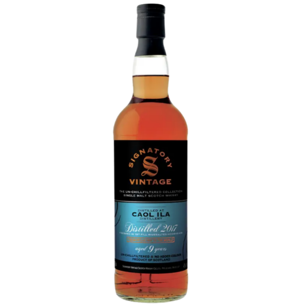 WHISKY ECOSSE - SIGNATORY VINTAGE - CAOL ILA 9 ans 2017 1st Fill Rivesaltes