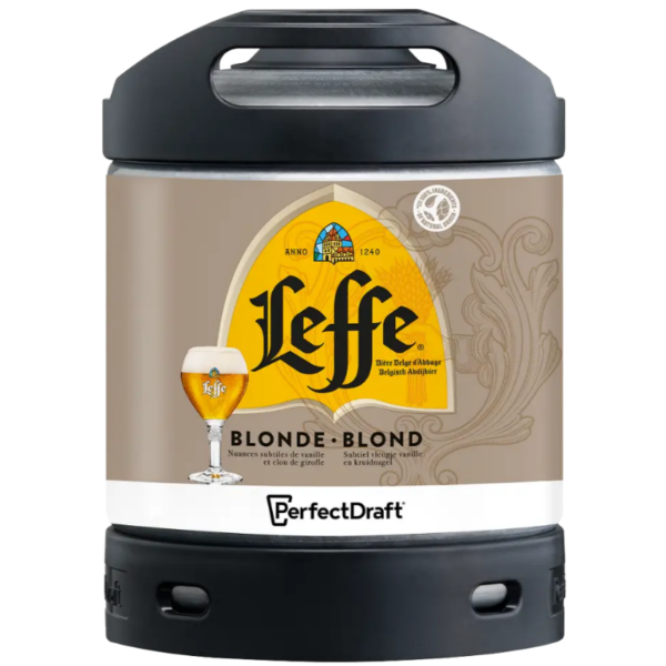PERFECT DRAFT 6L - BELGIQUE ABBAYE LEFFE BLONDE - 1L OFFERT