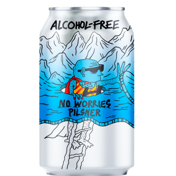 BIERE PILS SANS ALCOOL - LERVIG - NO WORRIES