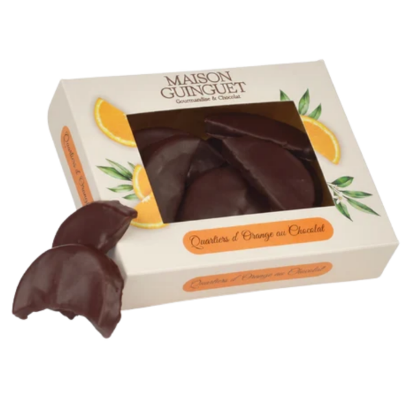 QUARTIERS D'ORANGES AU CHOCOLAT 150G - MAISON GUINGUET