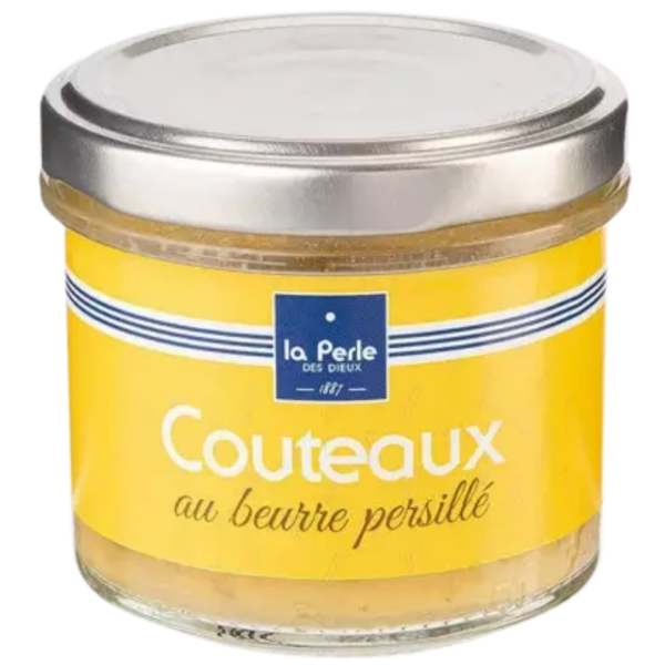 VERRINE - LA PERLE DES DIEUX - COUTEAUX AU BEURRE PERSILLE