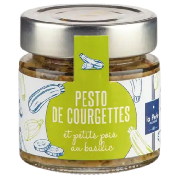 PESTO - LA PERLE DES DIEUX - COURGETTES, PETIT POIS ET BASILIC