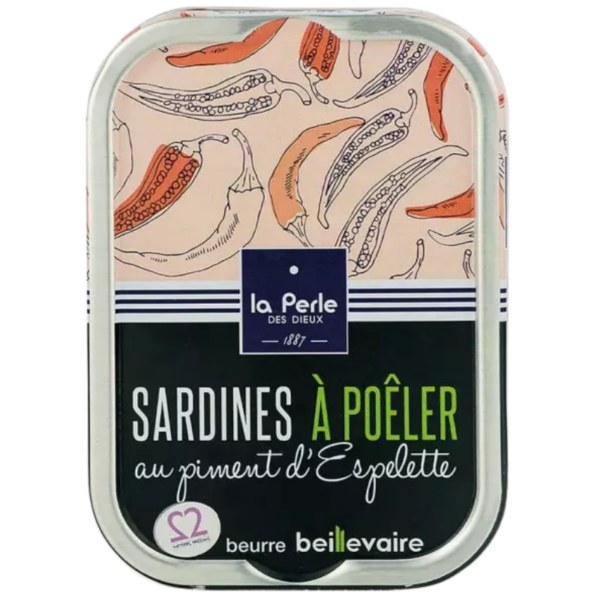 SARDINES A POELER - LA PERLE DES DIEUX - PIMENT D'ESPELETTE