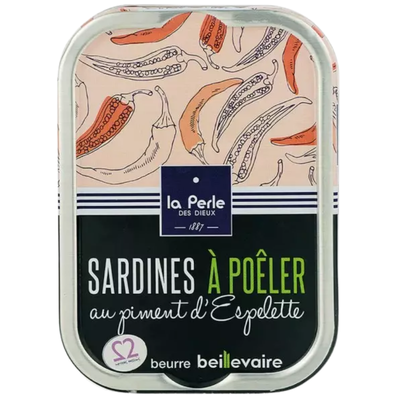 SARDINES A POELER - LA PERLE DES DIEUX - PIMENT D'ESPELETTE