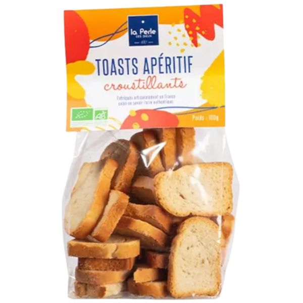 TOASTS APERITIFS CROUSTILLANTS - LA PERLE DES DIEUX